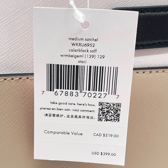 ✨NWT✨Kate Spade Staci Colorblock Satchel✨ - Picture 3 of 7